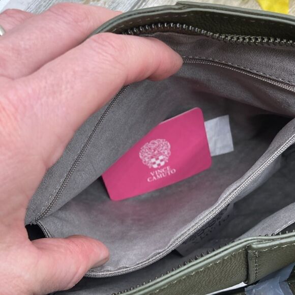 Vince Camuto Cory Leather Crossbody Bag Purse - Picture 10 of 13